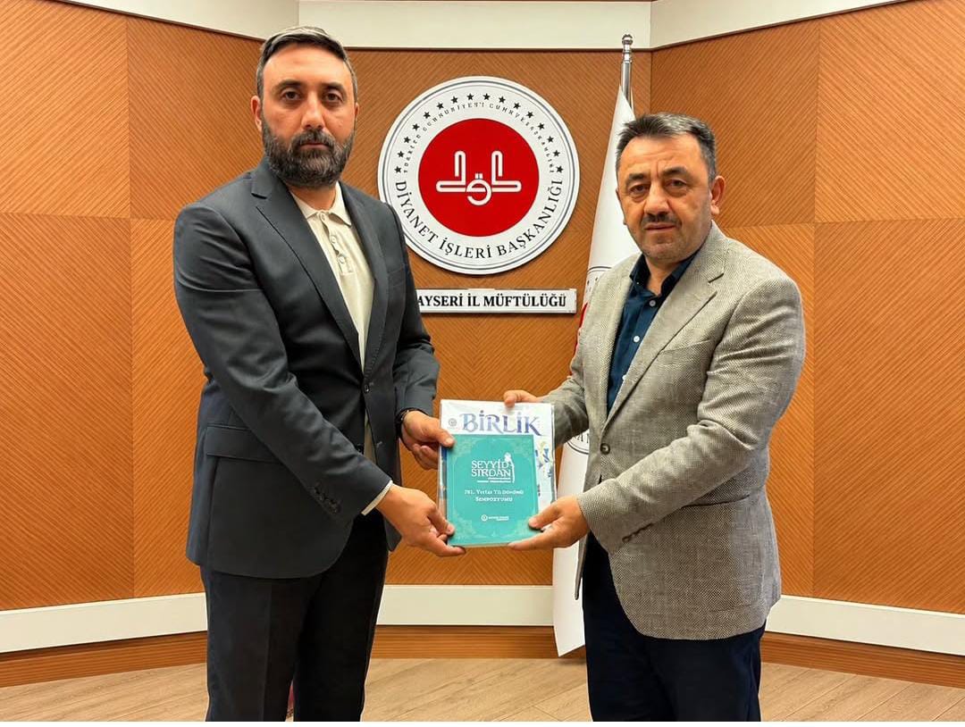 Birlik Vakfı Kayseri Şubesi olarak Kayseri İl Müftümüz Sayın Durmuş Ayvaz'ı makamında ziyaret ettik.